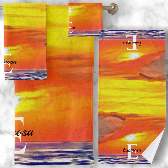 Sunset 2443 bath towel set (Creator Uploaded)