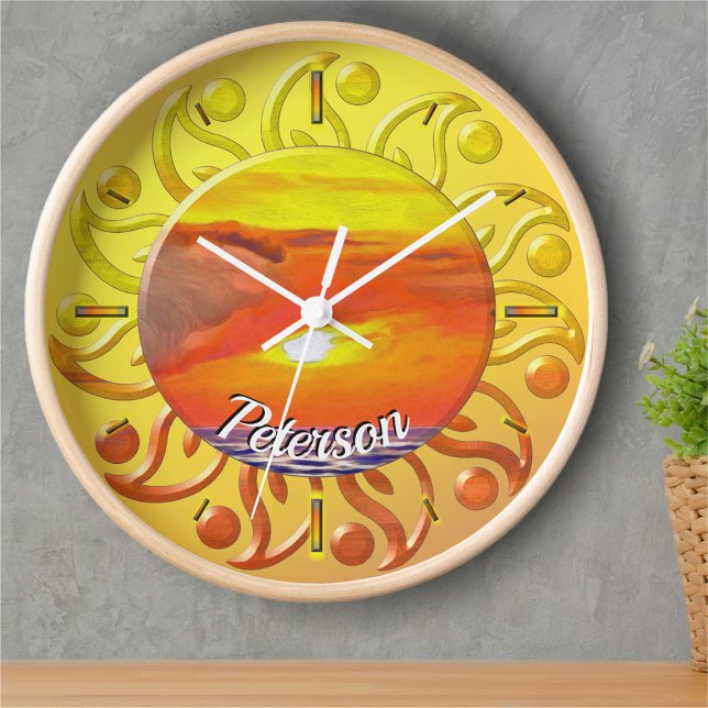 Sunset 2443 clock (Creator Uploaded)