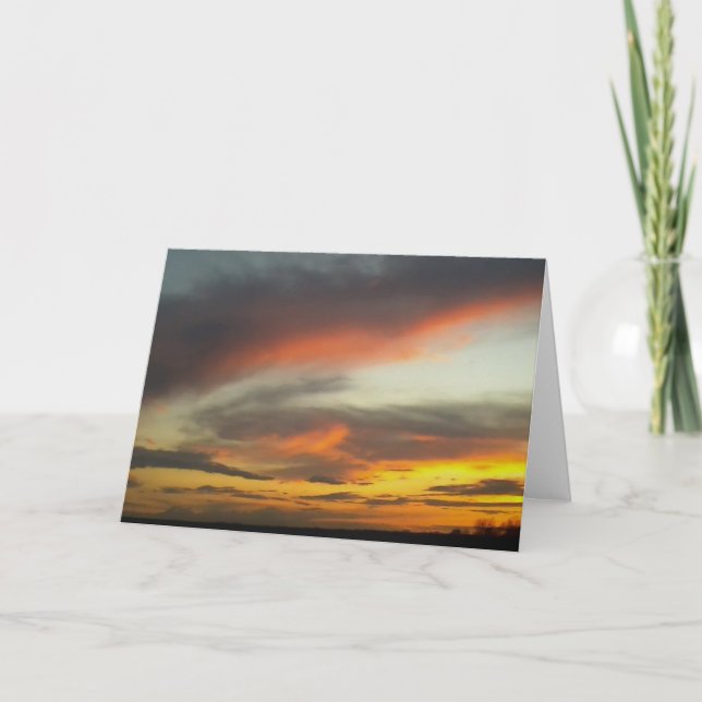 Sunset (2) 2016 Photo By Mark Edward Westerfield. Card (Front)