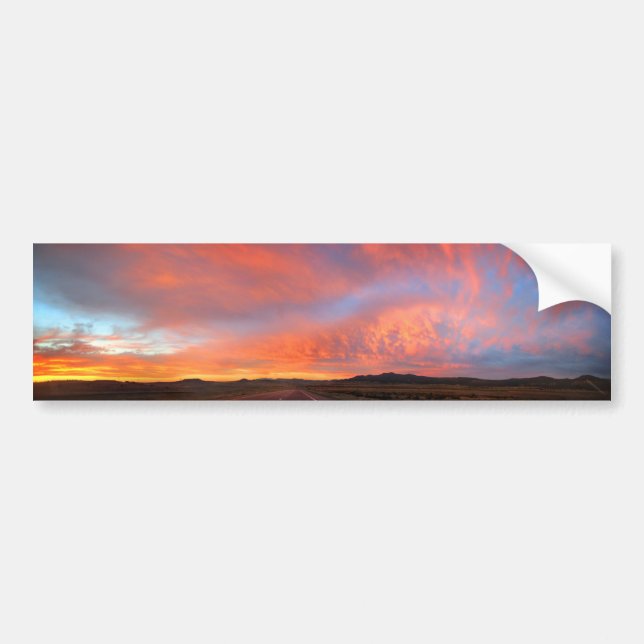 Sunset 2 bumper sticker (Front)