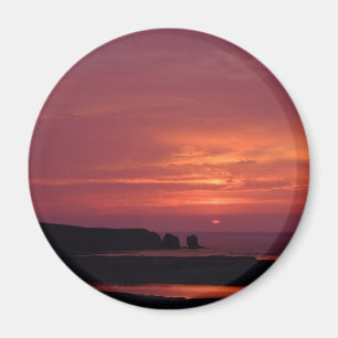 sunset 3 magnet