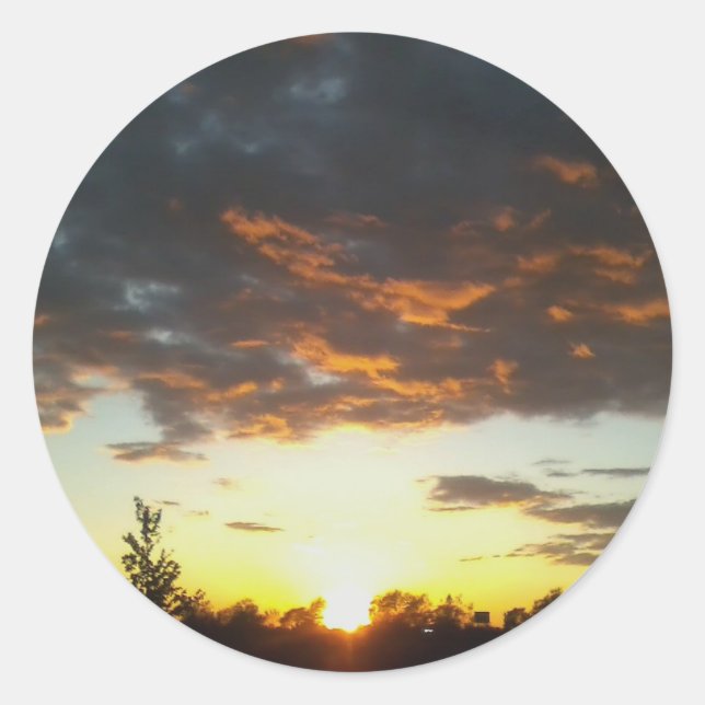 sunset 3 sticker (Front)