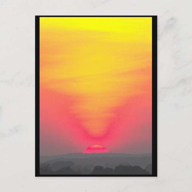 Sunset ~ 43 postcard (Front)