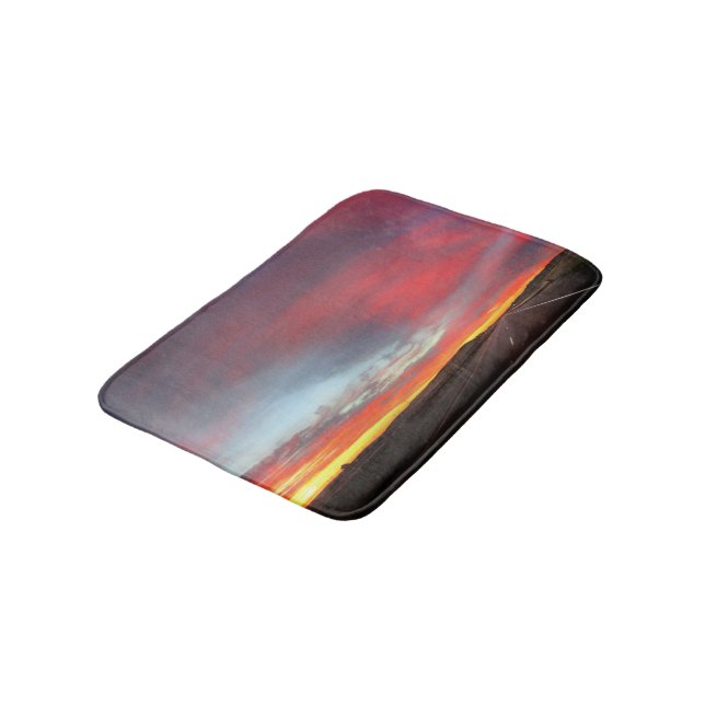 Sunset 4 bath mat (Angled)