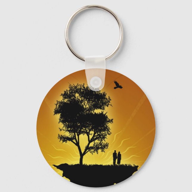 Sunset 50 x 24 key ring (Front)