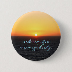 Sunset 6 Cm Round Badge