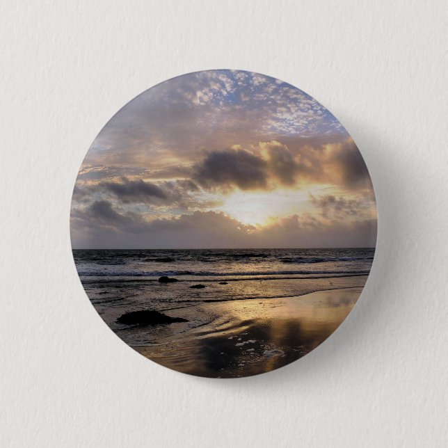 SUNSET 6 CM ROUND BADGE (Front)