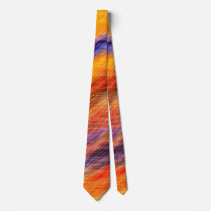 Sunset Abstract Colours 1 Tie