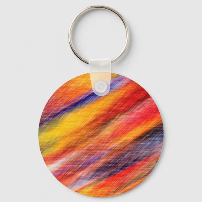 Sunset Abstract Colours Keychain Art (Front)