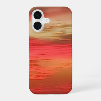 Sunset Abstract Design iPhone 16 Case