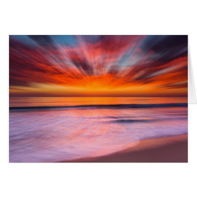 Sunset abstract from Tamarack Beach (Front Horizontal)