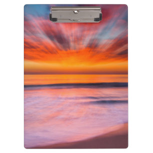 Sunset abstract from Tamarack Beach Clipboard