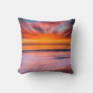 Sunset abstract from Tamarack Beach Cushion