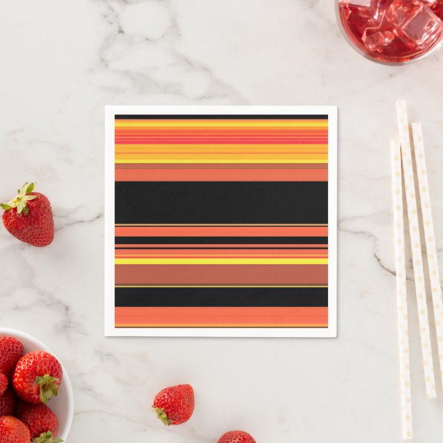SUNSET ABSTRACT NAPKIN (Insitu)