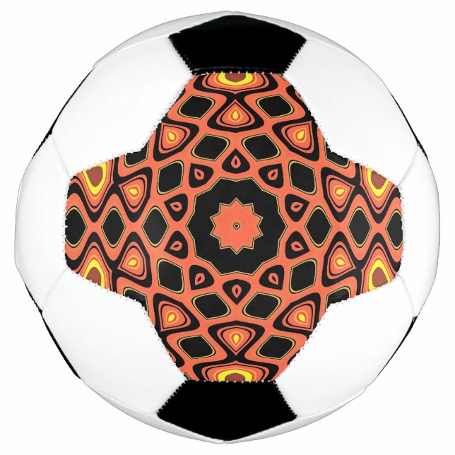 SUNSET ABSTRACT SOCCER BALL (Front)
