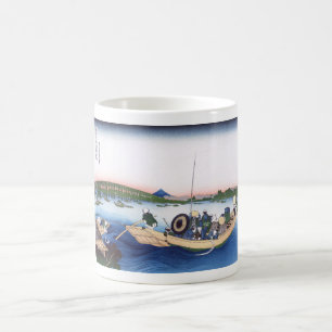 Sunset across the Ryogoku bridge Coffee Mug