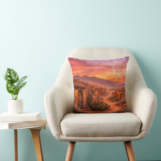 Sunset Adobe Cushion
