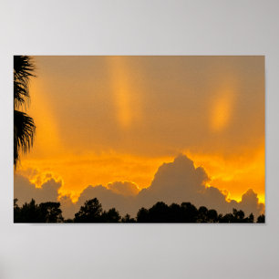 Sunset After the Storm – Moody Landscape Poster