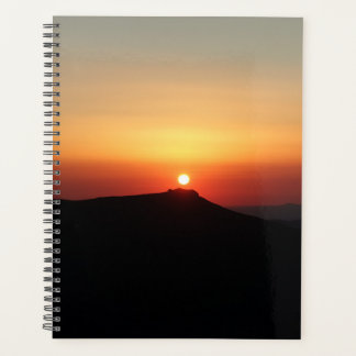 Sunset Agenda on the mountains