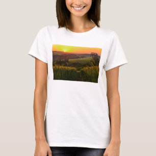 Sunset Agriculture Wheat T-Shirt
