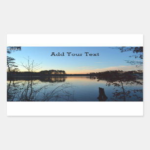 Sunset 'Almost Gone' by Shirley Taylor Rectangular Sticker