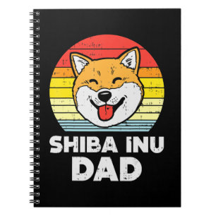 Sunset and akita dog   Beautiful Dog Present Notebook