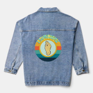 Sunset and Italian Vibes Denim Jacket