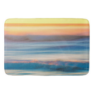 Sunset and Ocean Cape Disappointment State Park Bath Mat
