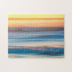 Sunset and Ocean   Cape Disappointment State Park Jigsaw Puzzle
