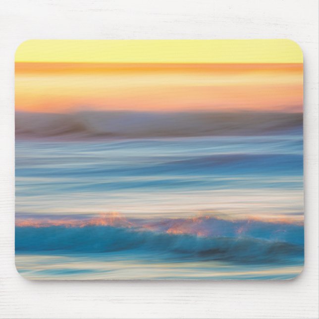 Sunset and Ocean | Cape Disappointment State Park Mouse Pad (Front)