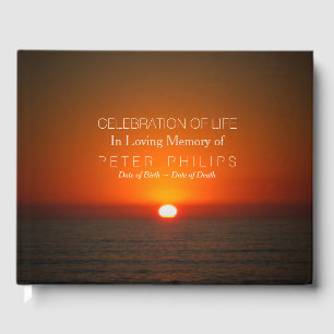 Sunset and Sea Celebration of Life Guest Book