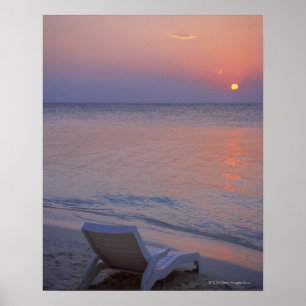 Sunset and Sea Poster