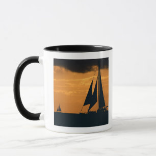 Sunset and Yacht 2 Mug