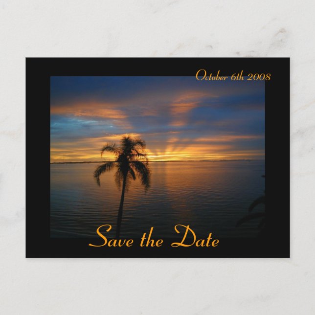 Sunset Announcement Postcard (Front)