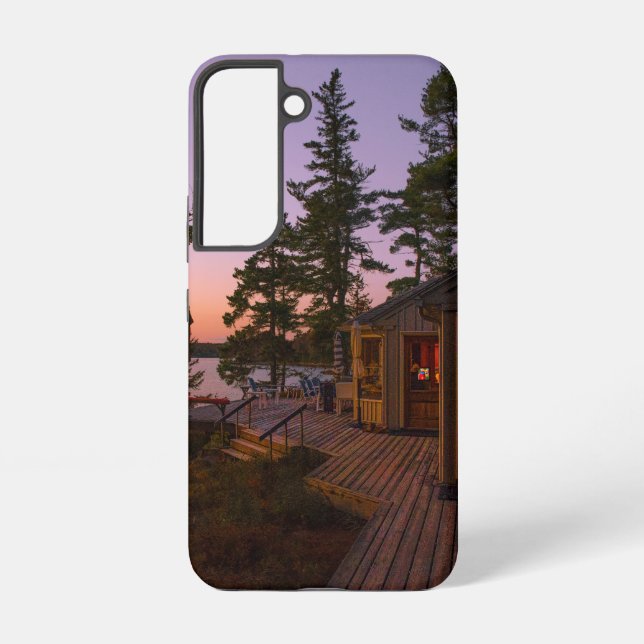 Sunset at Acadia Park Samsung Galaxy S22 Case (Back)