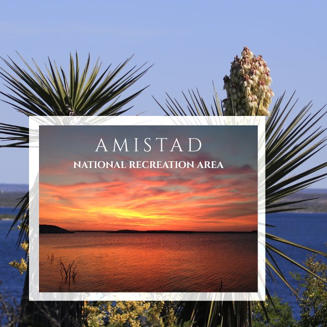 Sunset at Amistad Reservoir, Amistad NRA, Texas Postcard (Creator Uploaded)