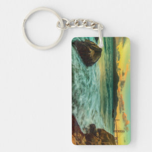 Sunset at Baker Beach Key Ring