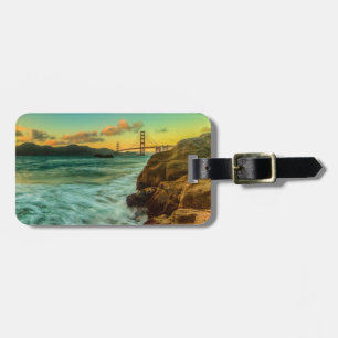 Sunset at Baker Beach Luggage Tag