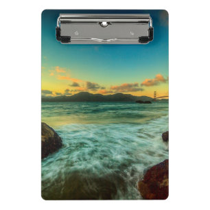 Sunset at Baker Beach Mini Clipboard