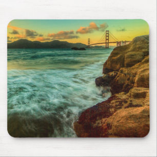 Sunset at Baker Beach Mouse Pad