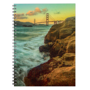 Sunset at Baker Beach Notebook