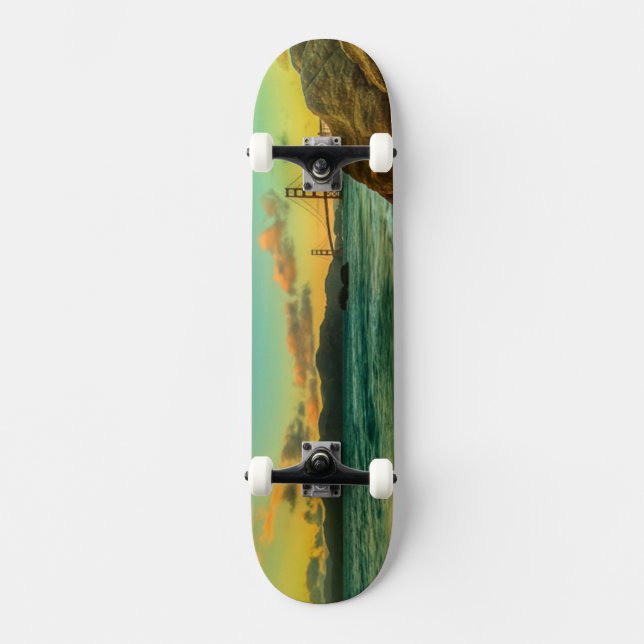 Sunset at Baker Beach Skateboard (Front)