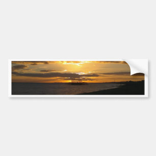 Sunset At Brighton Beach Bumper Sticker