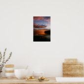 Sunset at Buster's Cove Poster (Kitchen)