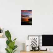 Sunset at Buster's Cove Poster (Home Office)