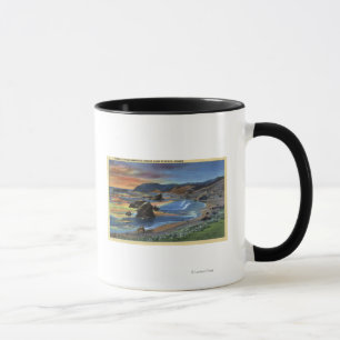 Sunset at Cape San Sabastian on Oregon Mug