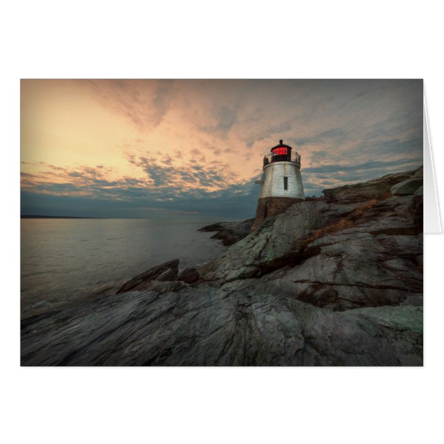 Sunset At Castle Hill Lighthouse (Front Horizontal)