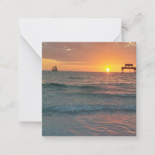 Sunset at Clearwater Beach Magnet Card