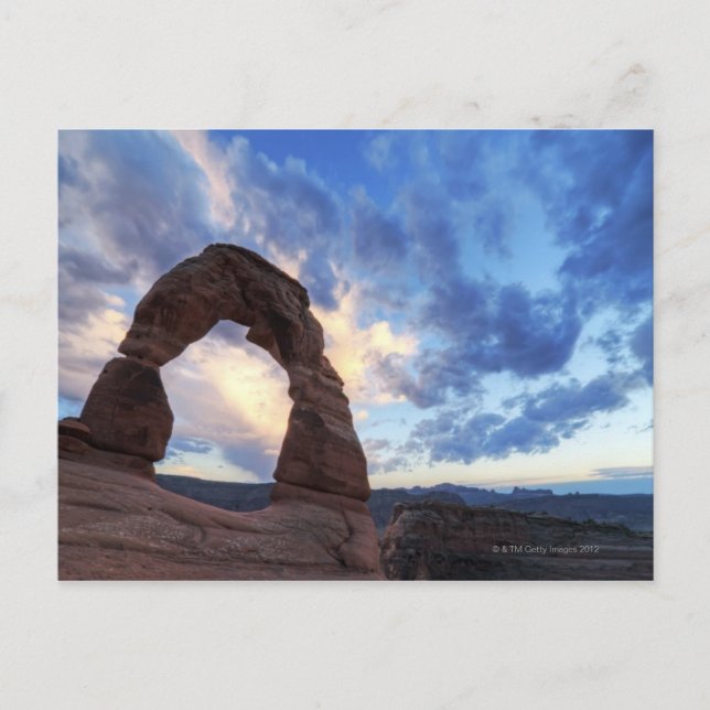 Sunset at Delicate Arch Postcard (Front)