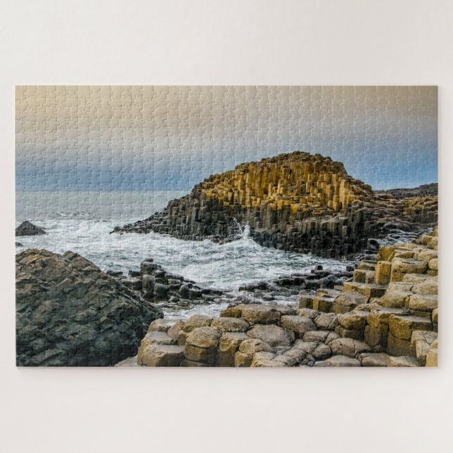 Sunset at Giant's Causeway Jigsaw Puzzle (Horizontal)